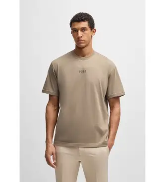 per uomo 50519368 Maglietta casual marrone (M), Cotone, Manica corta