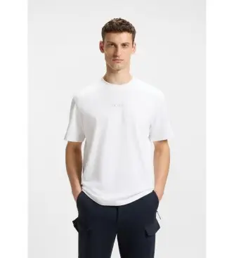 per uomo 50519368 T-shirt con logo tonale bianco (L), Casual, Cotone, Manica corta