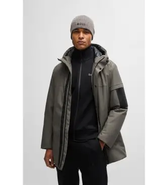 per uomo 50523391 Giacca grigio terra (3XL), Casual, Poliestere