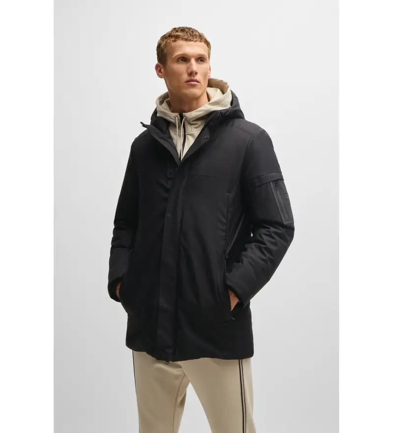 per uomo. 50523391 Giacca nera Terra (XXL), Nero, Casual, Poliestere