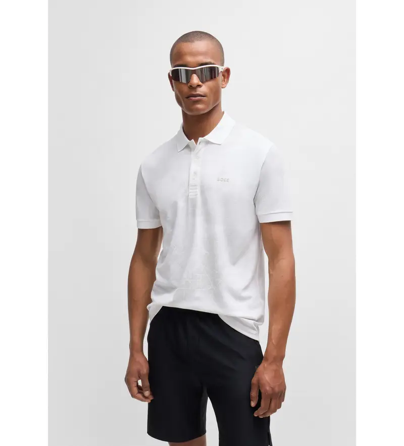 Boss Polo Uomo Bianco 4038171