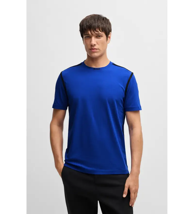 per uomo 50531230 Maglietta Blue Tape (M), Casual, Cotone, Manica corta Blu