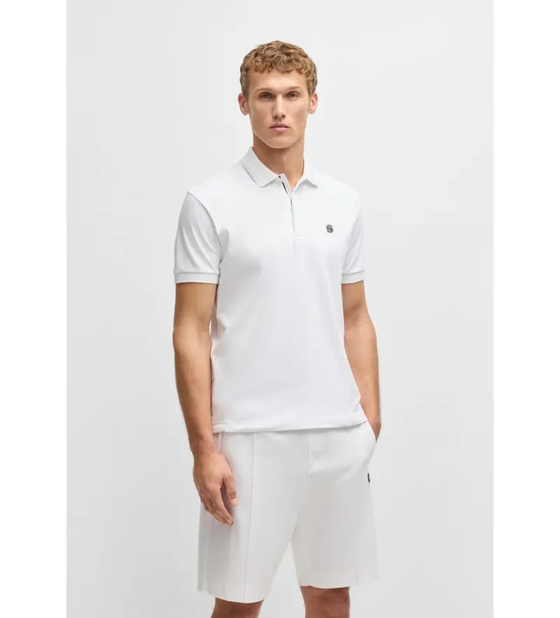 Boss Polo Uomo Bianco 4037378