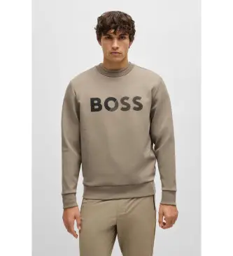 per uomo 50535117 Felpa Salbo marrone (L), Casual, Cotone