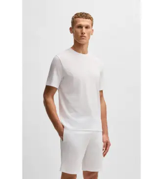 per uomo 50535891 Maglietta bianca a nido d' ape (S), Bianco, Casual, Cotone, Manica corta