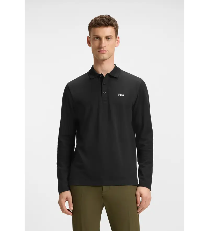 Boss Polo Uomo Nero 4143139