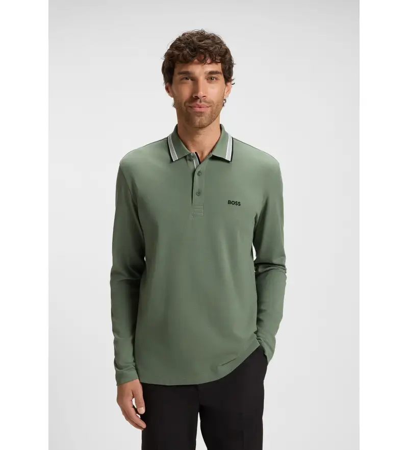 Boss Polo Uomo Verde 3012234
