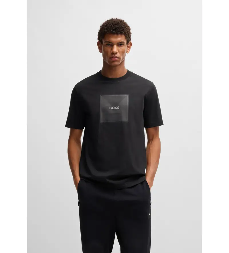 Boss T-shirt Uomo Nero 3537798