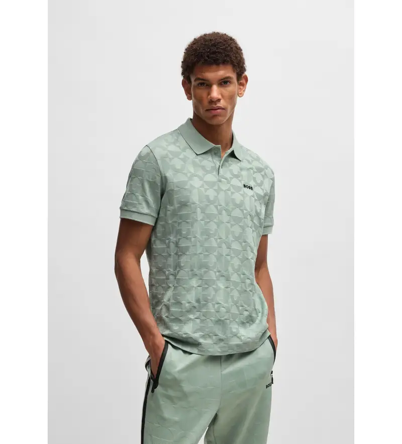 Boss Polo Uomo Verde 2684355