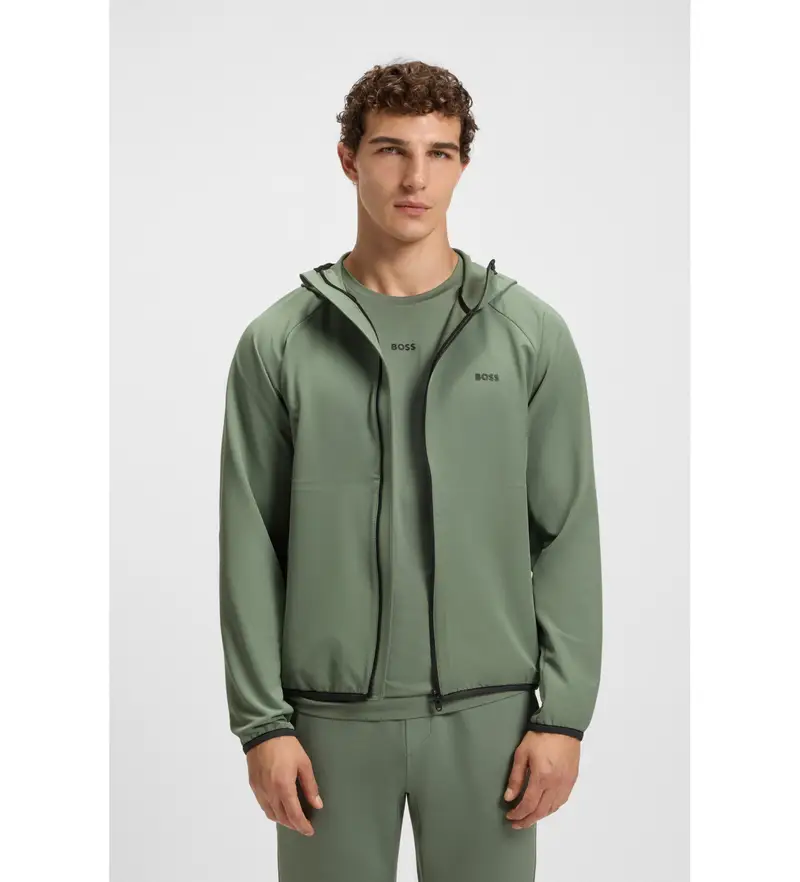 per uomo. 50542451 Giacca da pendolare verde (L), Casual, Sportivo, Poliestere