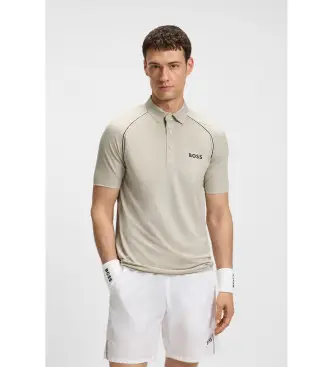 Boss Polo Uomo Beige 4187789