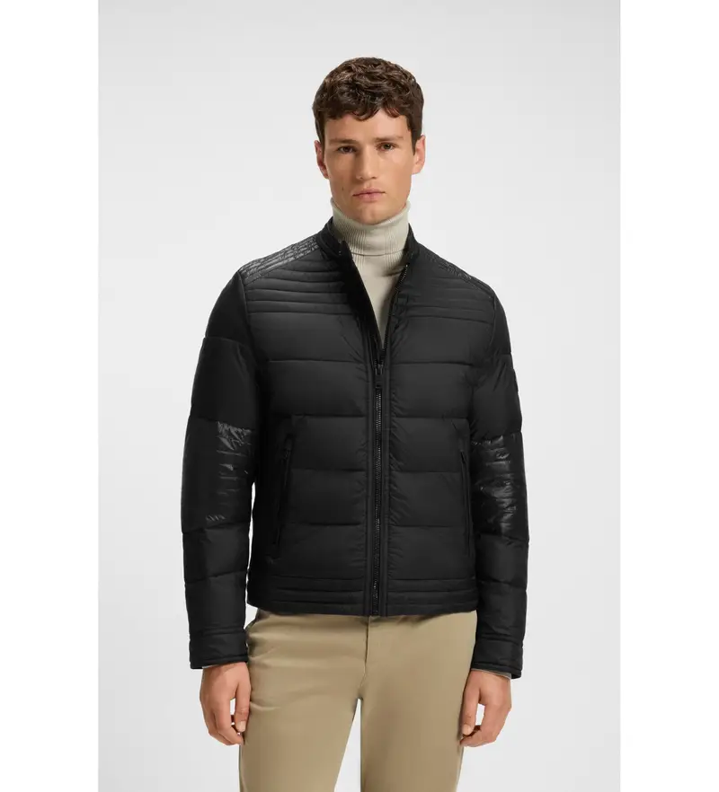 per uomo 50543624 Giacca nera Owand (50), Nero, Casual, Poliestere