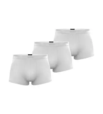 per uomo 50544263 Set di 3 boxer bianchi One Brand (S), Bianco, Homewear, Cotone