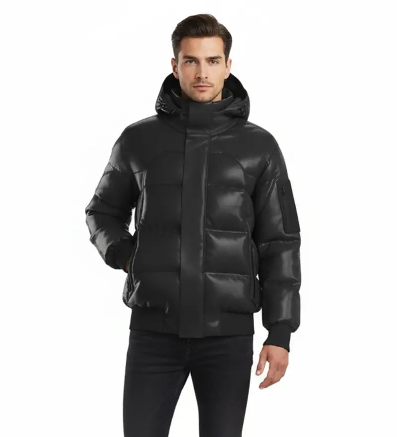per uomo 50544323 Bomber Hysolte nero (L), Casual, Poliamide Marrone scuro