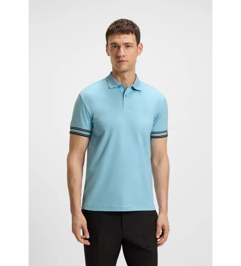 Boss Polo Uomo Blu 4043276