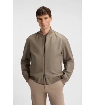 per uomo 50547545 Giacca in pelle marrone (48), Casual