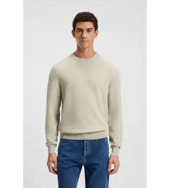 per uomo 50548673 Maglione Klapok beige (M), Casual, Cotone