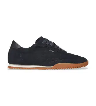 per uomo 50548707 Sneakers in pelle blu navy Careton (44), Basso, Stringhe, Casual