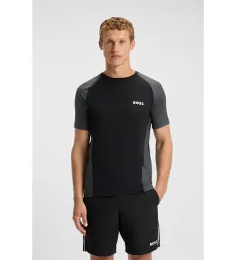 per uomo 50549511 Maglietta nera Matchball (XL), Nero, Casual, Poliestere, Manica corta