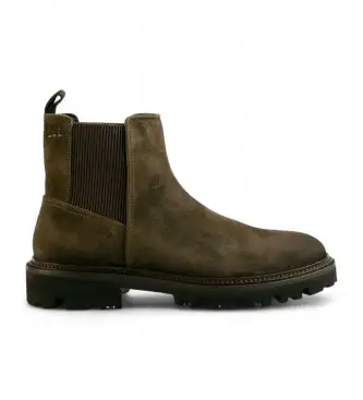 per uomo 50552572 Stivali Chelsea in pelle verde Julyo (42), Basso, Nessuno