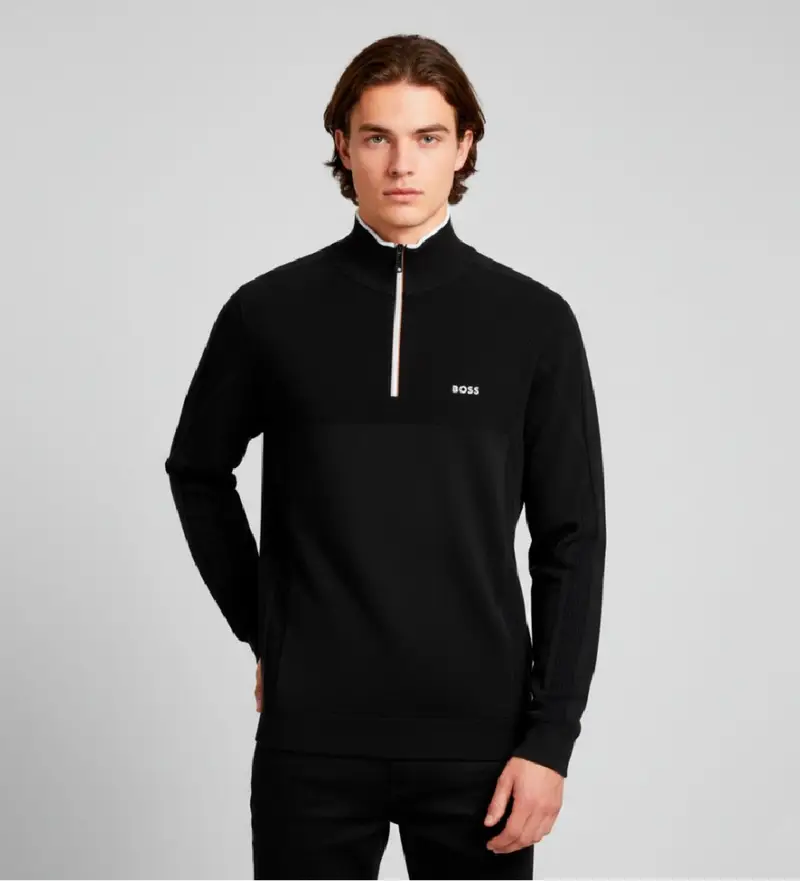 per uomo 50553791 Maglia nera KN Goc (L), Nero, Casual, Cotone