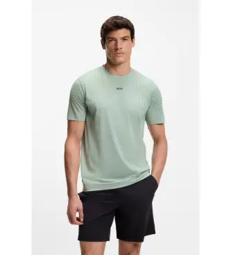 per uomo 50554404 Maglietta verde Active Push (S), Casual, Sportivo, Poliestere, Manica corta
