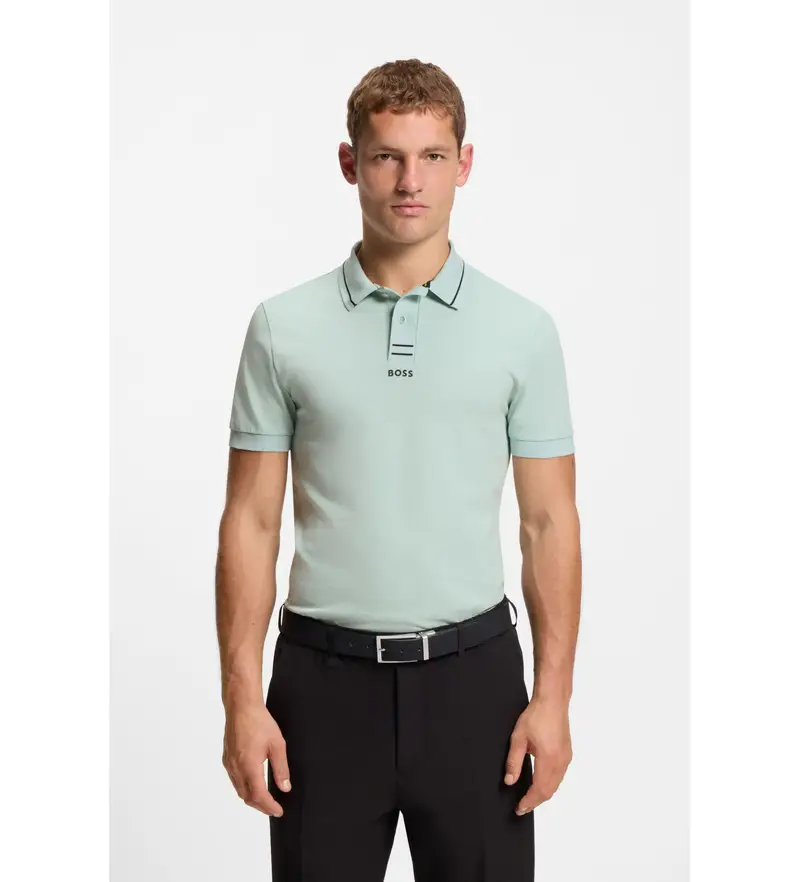 Boss Polo Uomo Turchese 4058103