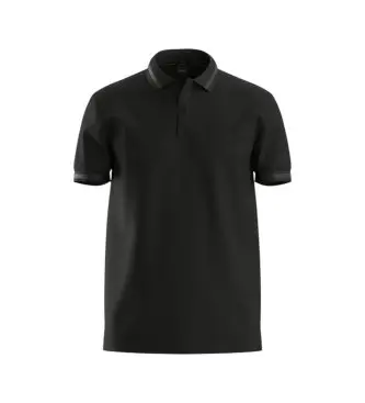 per uomo 50554574 Polo Pio (L), Nero, Casual, Cotone, Manica corta