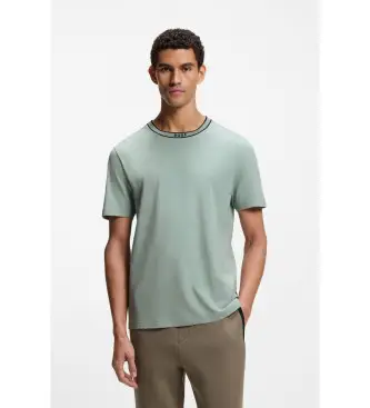 per uomo 50554862 Maglietta verde di base (S), Casual, Cotone, Manica corta