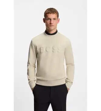 per uomo 50555516 Felpa beige Salbo (M), Casual, Cotone
