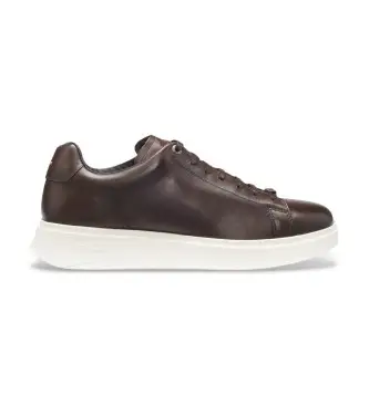 per uomo 50557820 Sneakers Bulton in pelle marrone scuro (40), Basso, Stringhe, Casual
