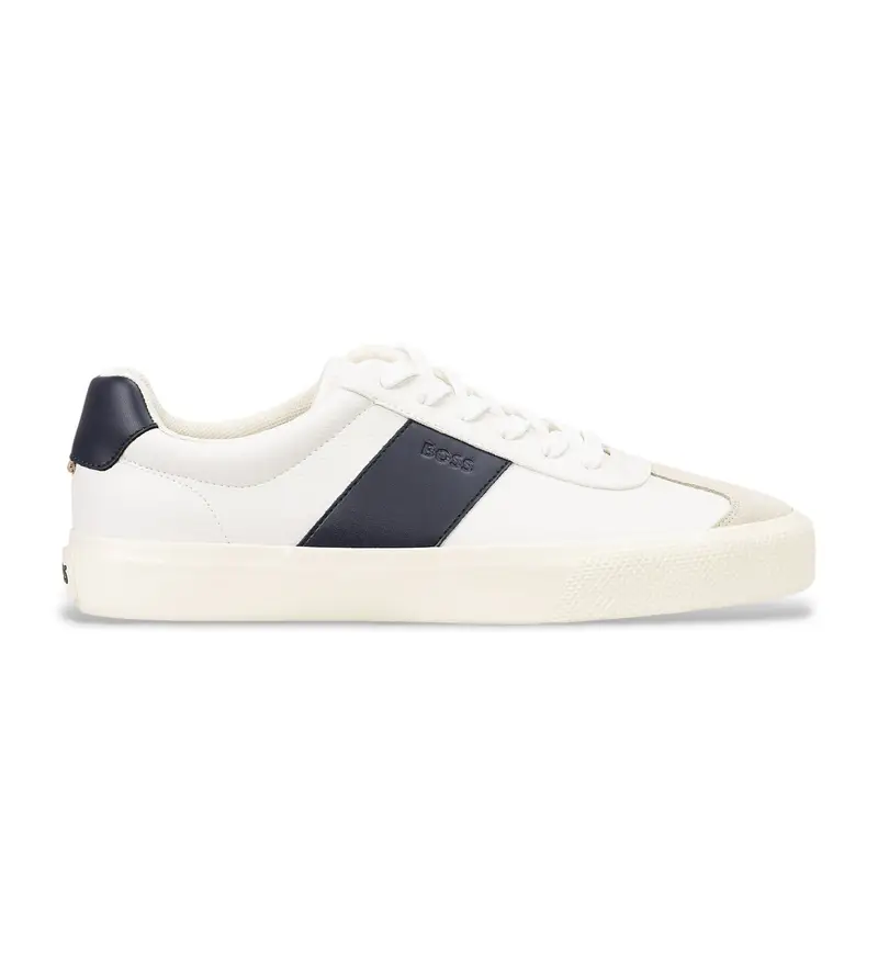 per uomo 50557852 Sneakers bianche Aiden Teen (41), Bianco, Basso, Stringhe, Casual Pelle