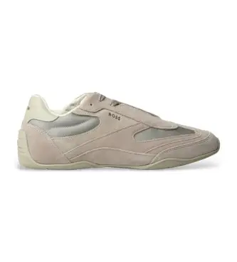 per uomo 50557884 Sneakers in pelle beige Jaylen (41), Basso, Stringhe, Casual