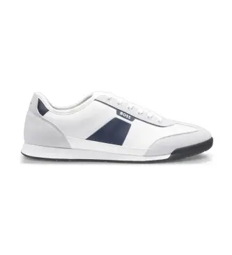 per uomo 50557886 Sneakers bianche Nitan Low (42), Bianco, Basso, Stringhe, Casual