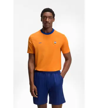 per uomo 50562134 Maglietta arancione Lux (M), Casual, Cotone, Manica corta