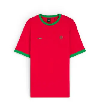 per uomo 50562134 Maglietta rossa Lux (L), Rosso, Casual, Cotone, Manica corta