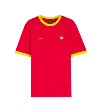 per uomo 50562134 Maglietta rossa Lux (L), Rosso, Casual, Cotone, Manica corta