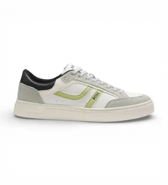 per uomo 50562799 Sneakers Rhys, bianche e grigie (40), Bianco, Basso, Stringhe, Casual, Grigio Pelle