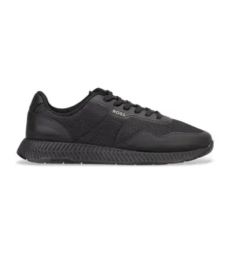 per uomo 50563962 Sneakers nere in titanio (40), Nero, Basso, Stringhe, Casual