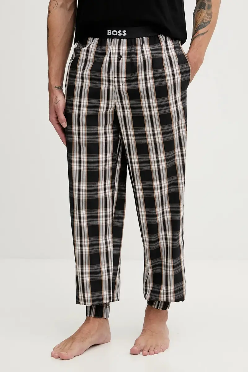 pigiama Easy Long Set TShirt uomo colore nero 50535875 miniatura 4