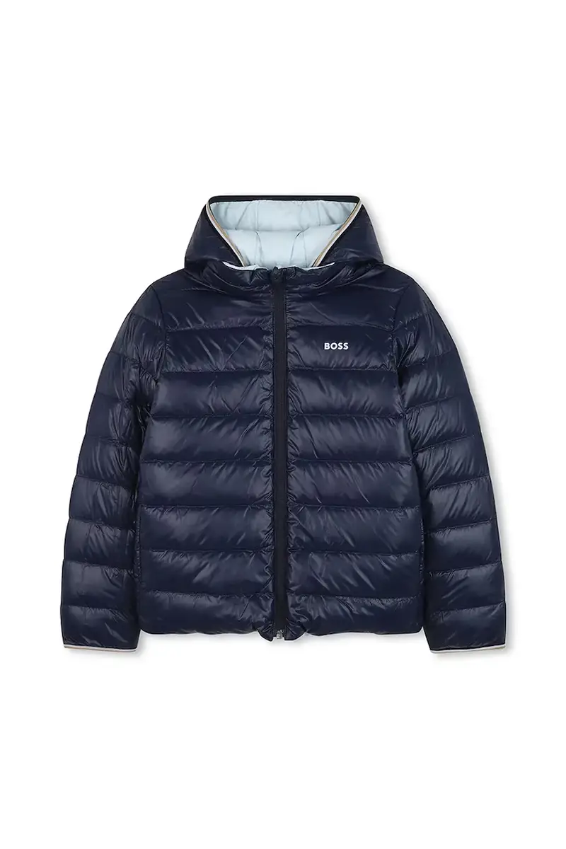 piumino double face bambino/a colore blu J52398 miniatura 3