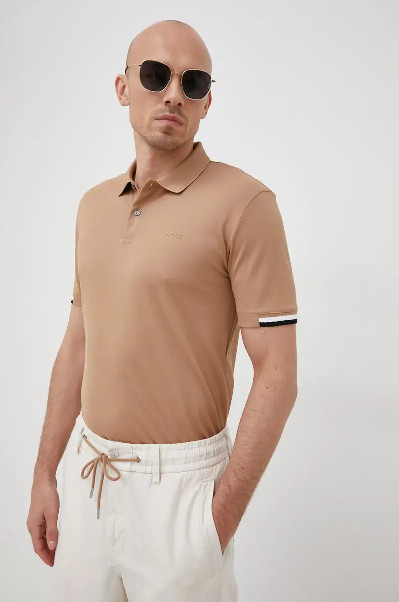 Boss Polo Beige 3120727
