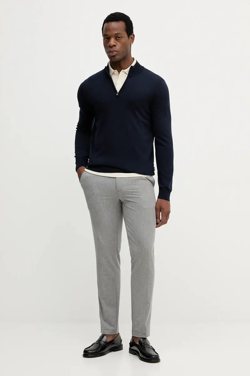 polo in cotone colore nero 50468362 Beige miniatura 2