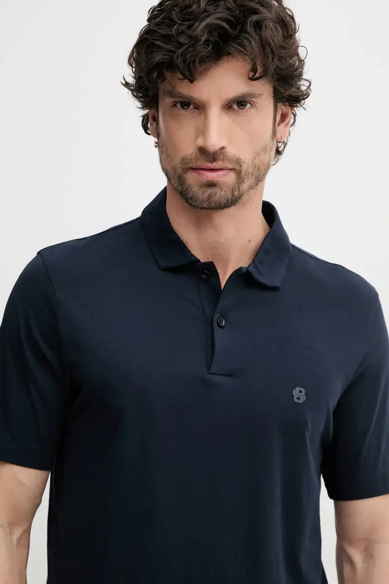 Boss Polo Uomo Blu 3133516 miniatura 4