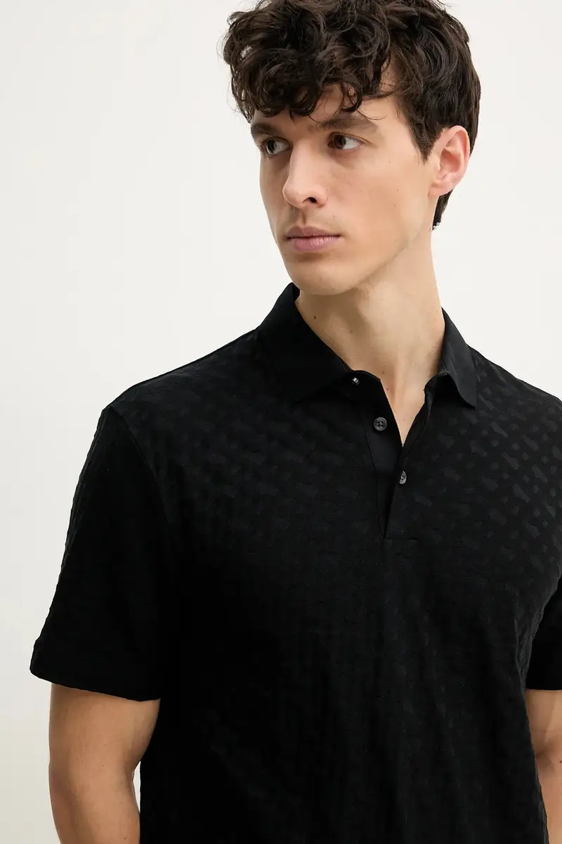 Boss Polo Uomo Nero 3151007 miniatura 4