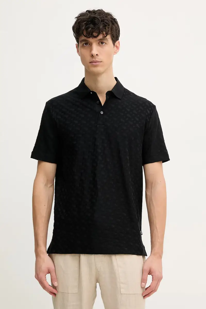 Boss Polo Uomo Nero 3151007