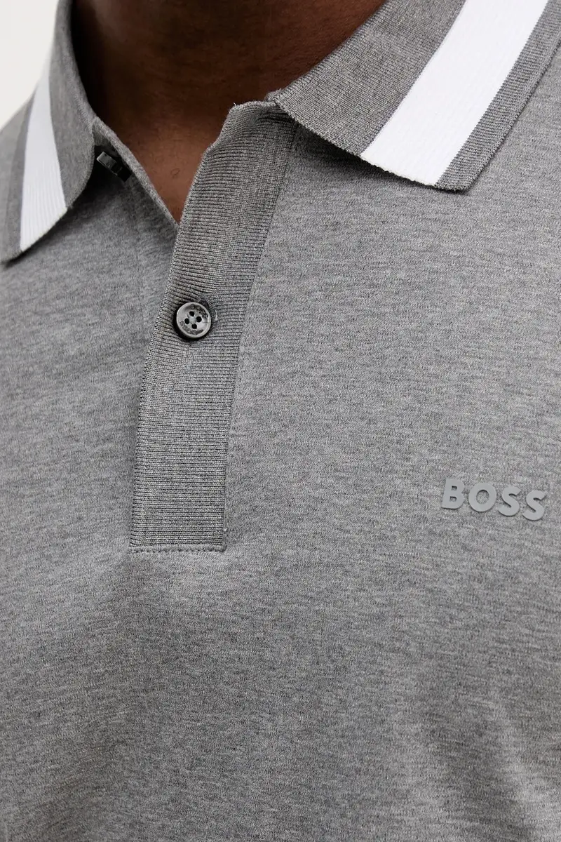 Boss Polo Uomo Nero 3609887 miniatura 5