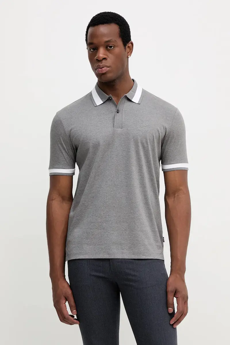 Boss Polo Uomo Nero 3609887