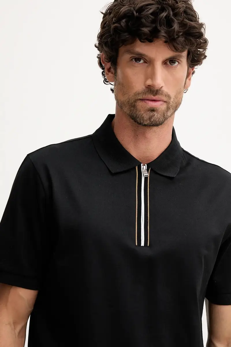 Boss Polo Uomo Nero 3153126 miniatura 4