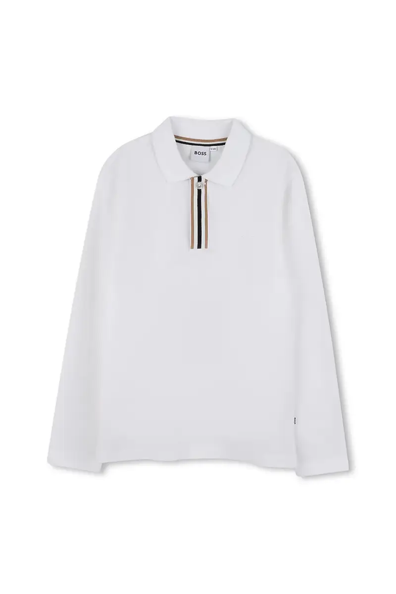 polo in lana bambino/a colore bianco J52333